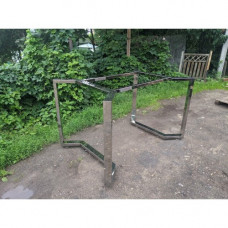 Стол дизайнерский из металла нержавейщей стали